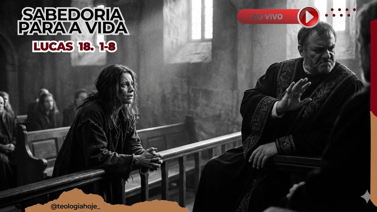 A ORAÇÃO QUE INCOMODA - SABEDORIA PARA A VIDA [Lucas 18. 1-8]