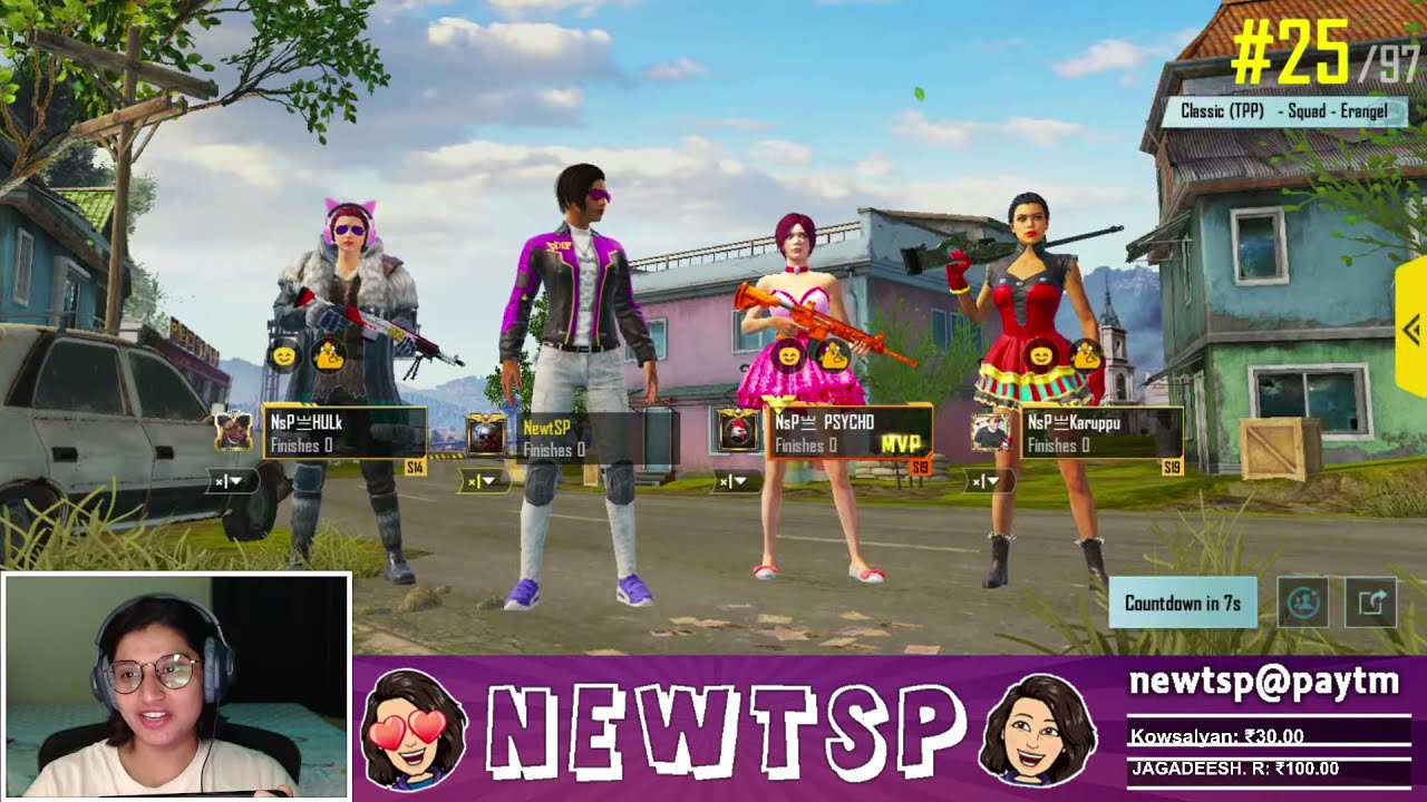BGMI LIVE Tamil தமிழ் #NewtSP PUBG Live Tamil 🔴 New Mission Ignition Mode  1.5.0