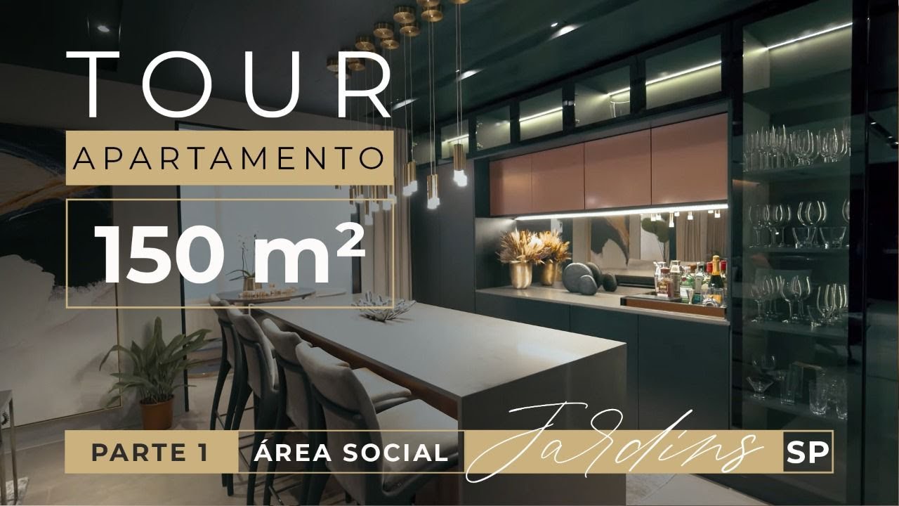 TOUR PARTE 1 - APARTAMENTO ESPETACULAR NO JARDINS
