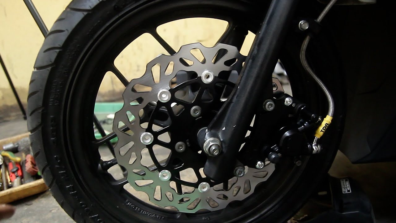 Tutorial Service Rem Depan Cakram Depan Honda Vario Techno 125 CBS