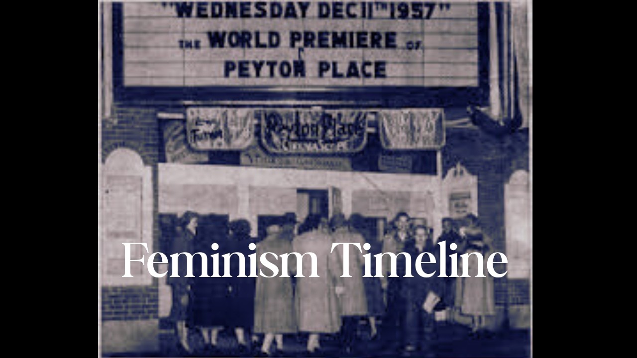 Feminism Timeline Part 1: Peyton Place