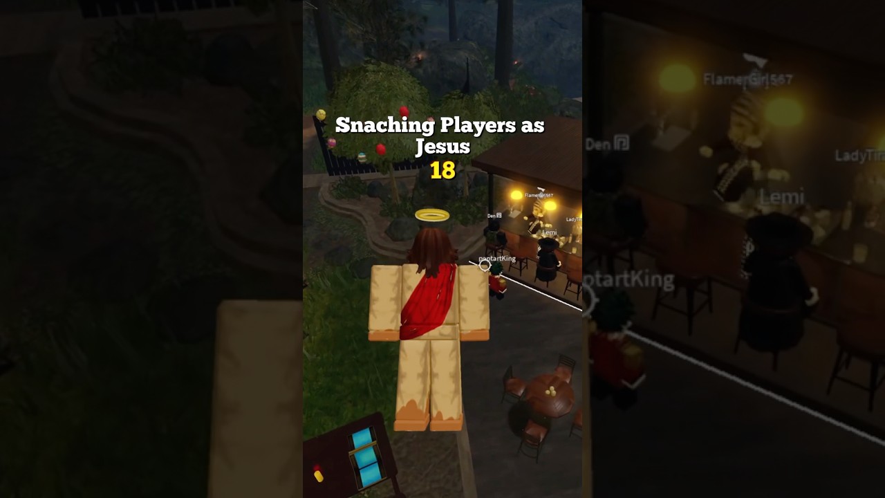 Snaching Players as Jesus 18. 