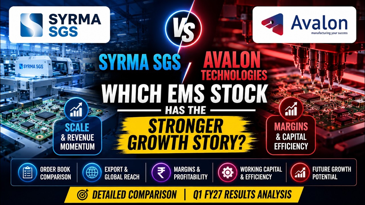 Syrma SGS vs Avalon Technologies⚡Best EMS Stocks to Watch in 2026 🚀 Share Latest News #stocks
