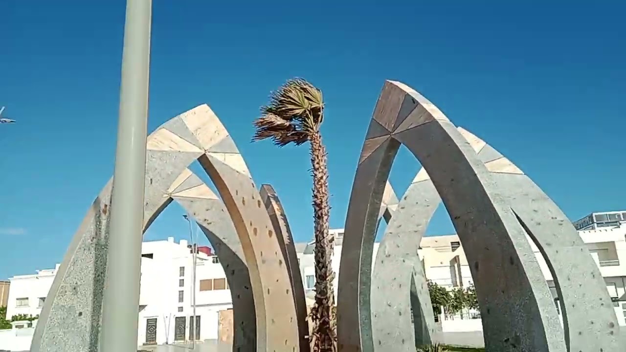 كورنيش حي القسم مدينة الداخلة صحراء المغربية