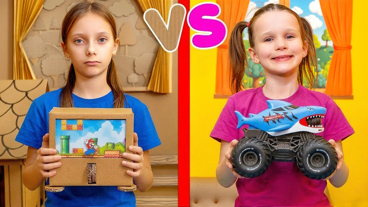 Картонный челлендж для детей с Vania Mania Kids