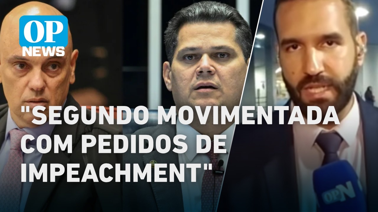 Governador Zema e bancada do Novo pedem Impeachment de Moraes e afastamento de Alcolumbre | OP NEWS