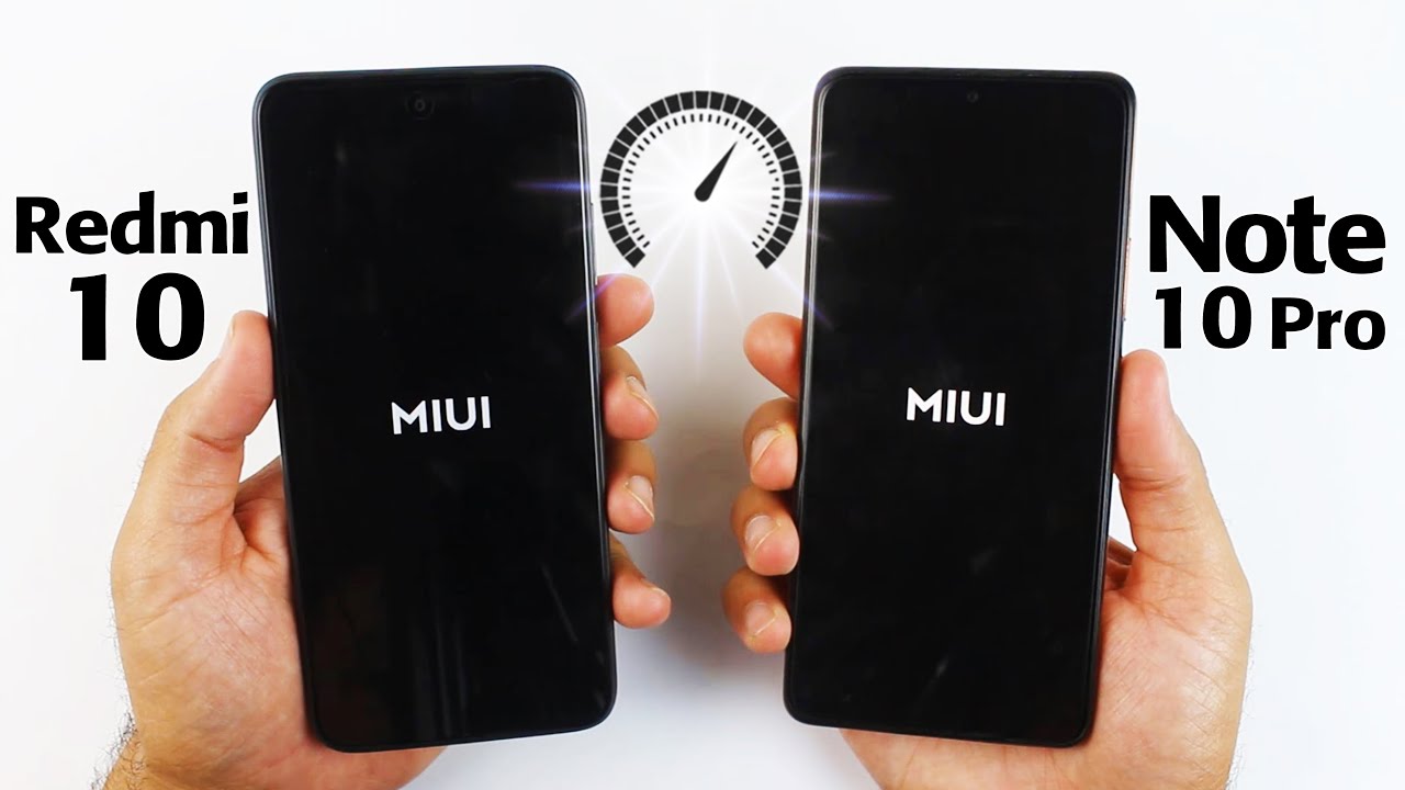 Redmi 10 vs Redmi Note 10 Pro - SPEED TEST!