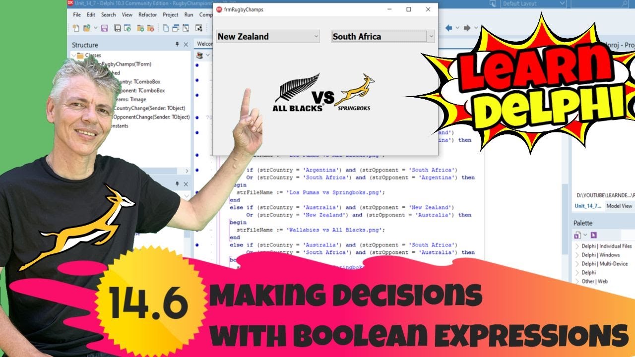 Learn Delphi Programming | Unit 14.6 | Making Decisions with Boolean Expressions