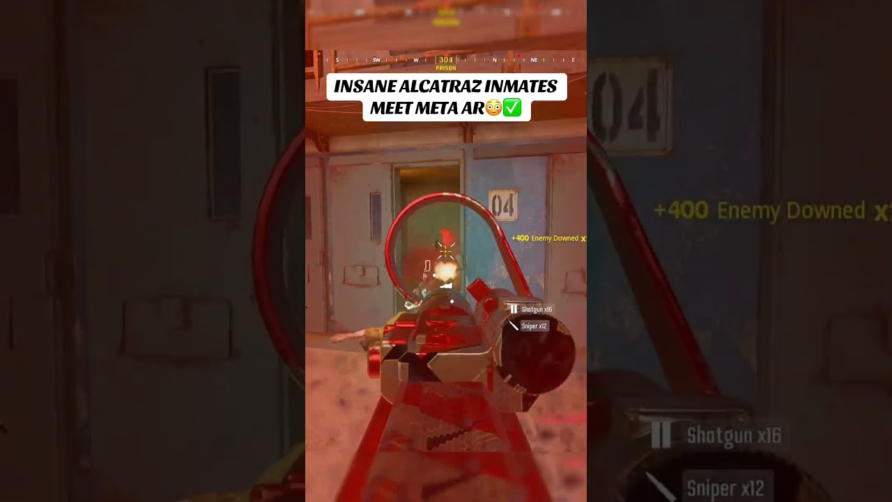 НАДЗОР БЕЗУМНЫЕ ЗАКЛЮЧЕННЫЕ АЛЬКАТРАСА ВСТРЕЧАЮТ META AR #warzone #warzoneclips #rebirthisland #c...