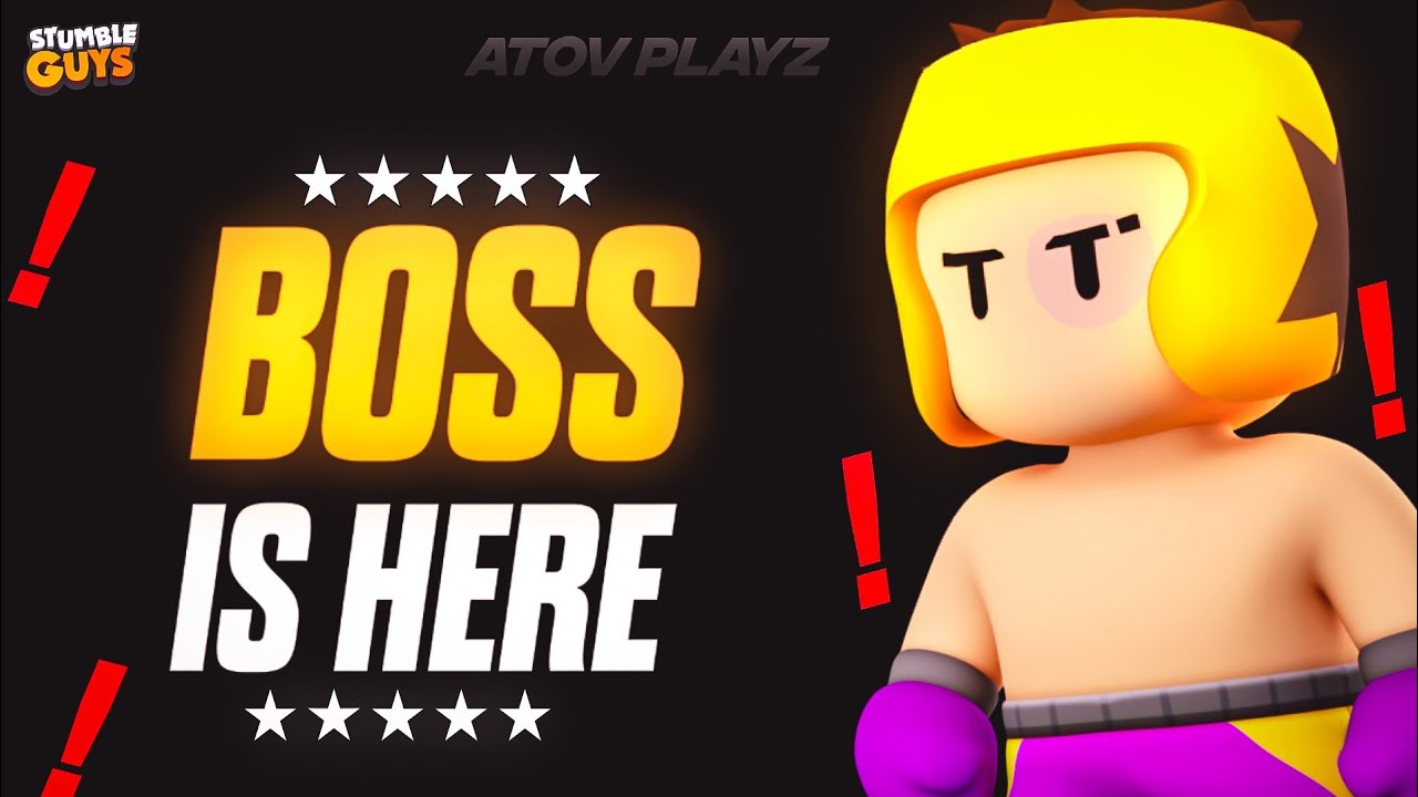 BOSS COMEBACK KREGA :) #stumbleguys #stumbleguyslive
