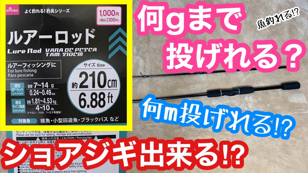 【ダイソーロッド】サーフでショアジギングしたら、まさかの2投目で…