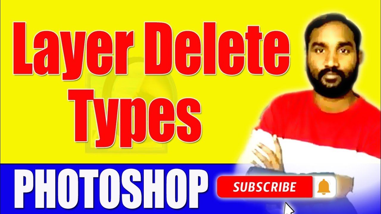 how to delete a layer in photoshop ll Photoshop layers shortcuts ll layer delete types in Photoshop 