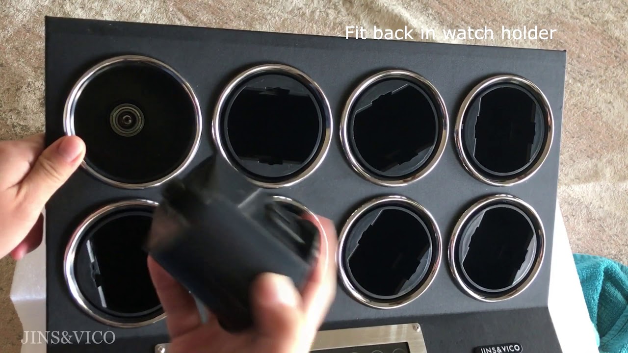 How to replace the motor of JINS&VICO 8 Watch Winder with LCD Touchscreen