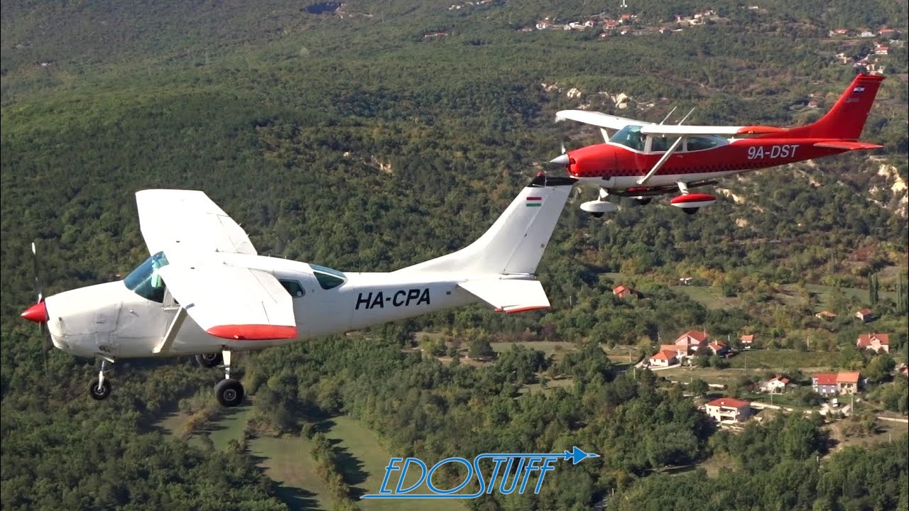 Independent Aviation Platoon 31th Anniversary Formation Flight - Piket Airfield LDSS Sinj