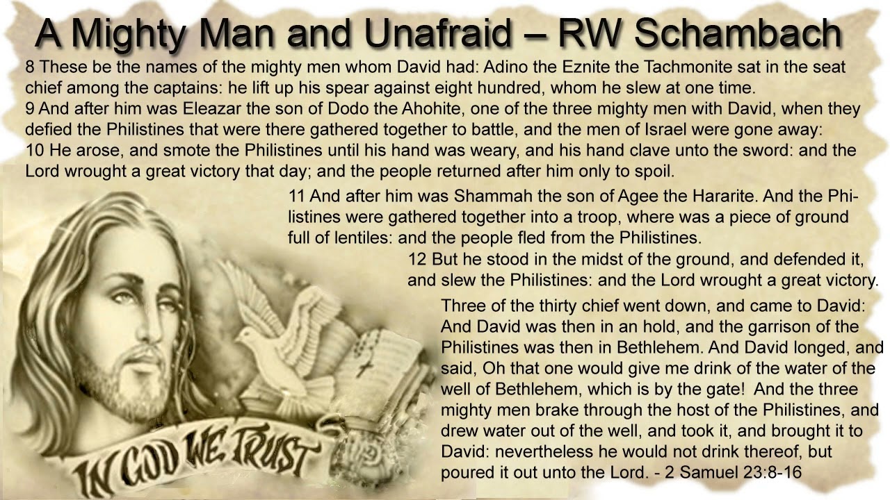 A Mighty Man and Unafraid - RW Schambach
