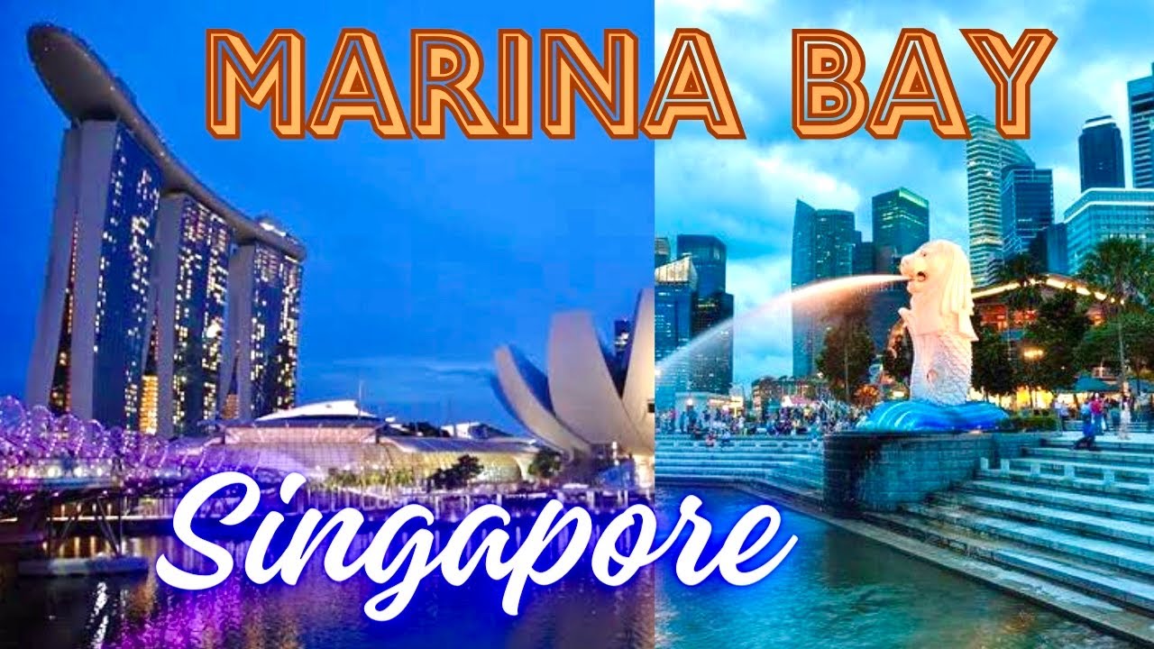 Singapore 🇸🇬 Waterfront Walking Tour | Marina Bay Promenade | Singapore Must Visit place | Merlion