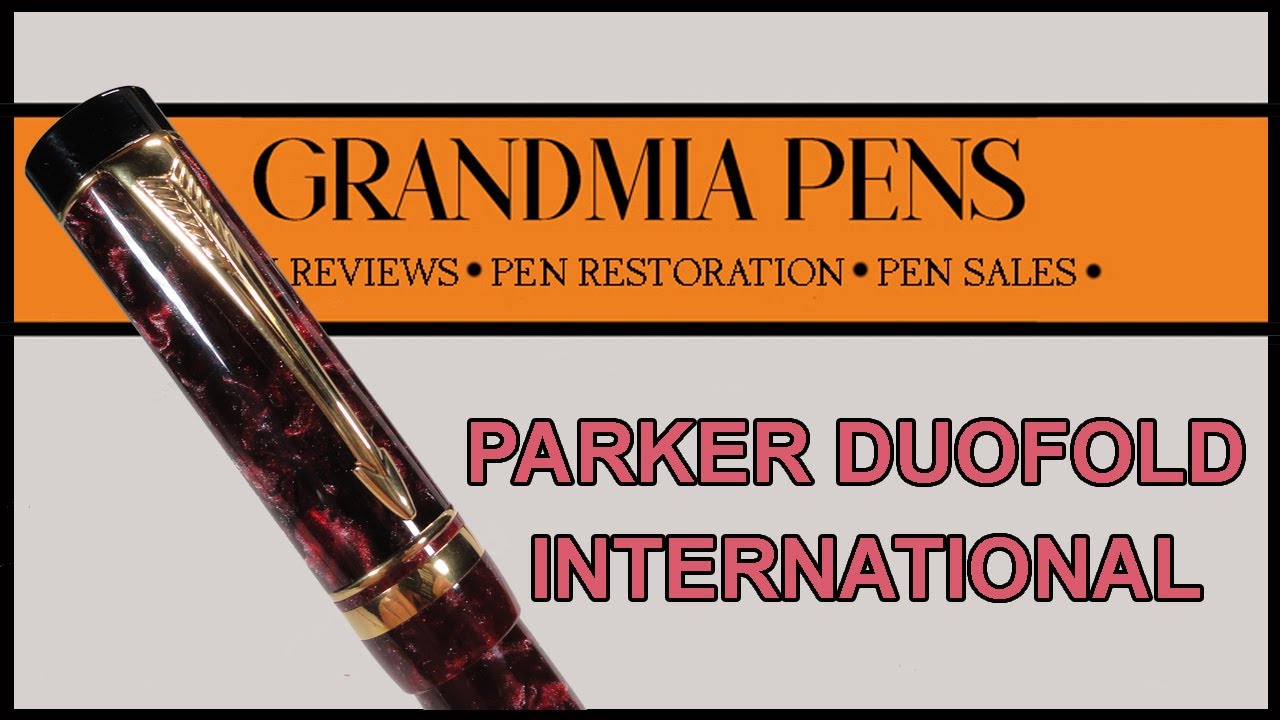 PARKER DUOFOLD INTERNATIONAL FOUNTAIN PEN