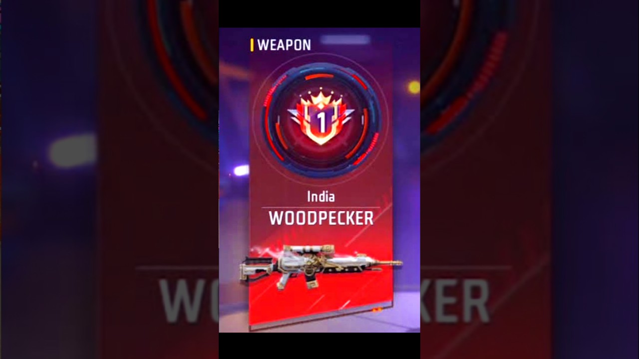 WEAPON GLORY PUSH IN WOODPECKER GUN || ACE KILL WITH WOODPECKER GUN ||