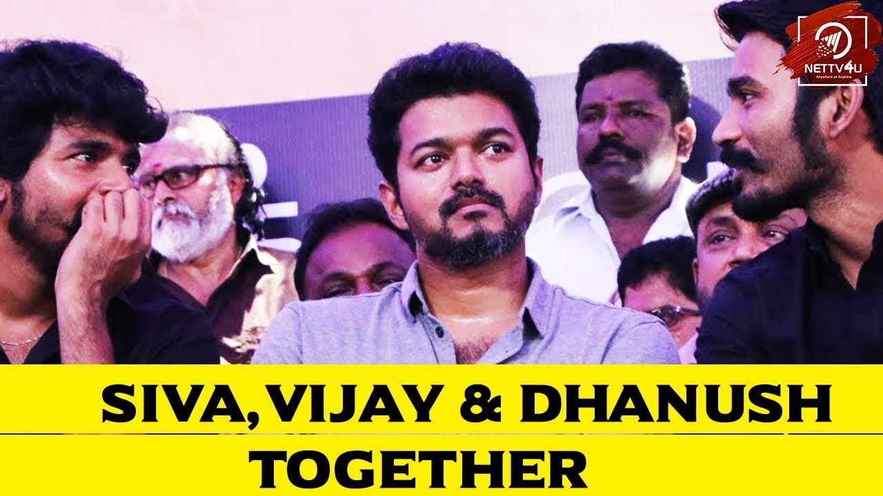 Sivakarthikeyan & Danush meets Vijay at Cauvery and Sterlite Protest | Nadigar Sangam