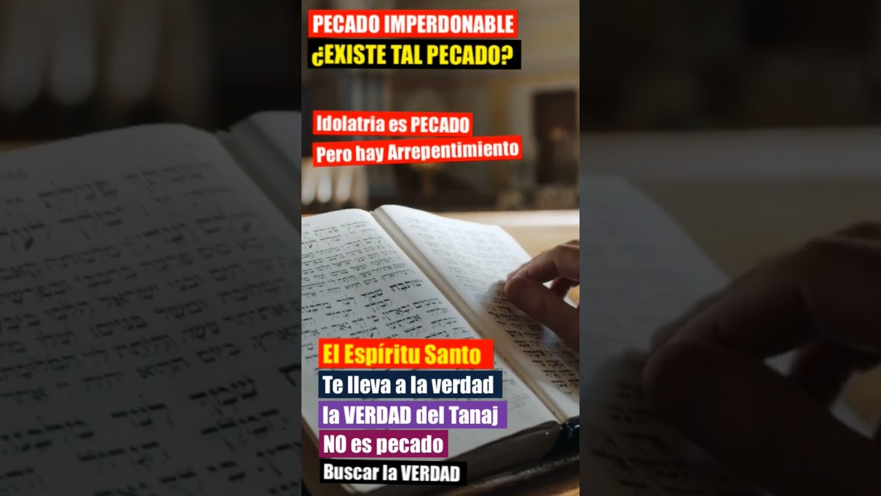 Descubre 🔥 EL PECADO IMPERDONABLE; &iquest;Lo has cometido?