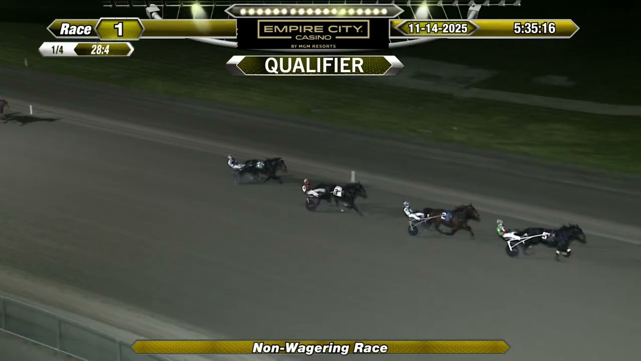 Yonkers Raceway Qualifiers - November 14th, 2025, Race 1