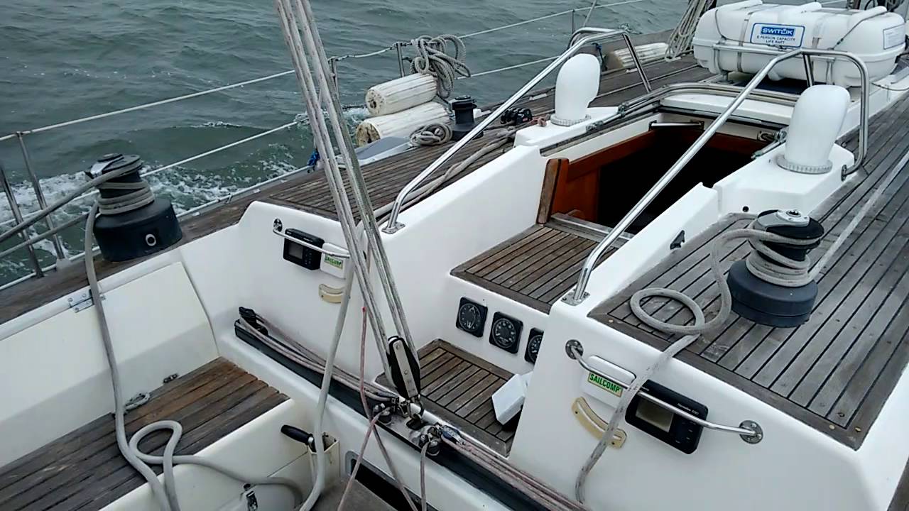 Wauquiez 47 under sail
