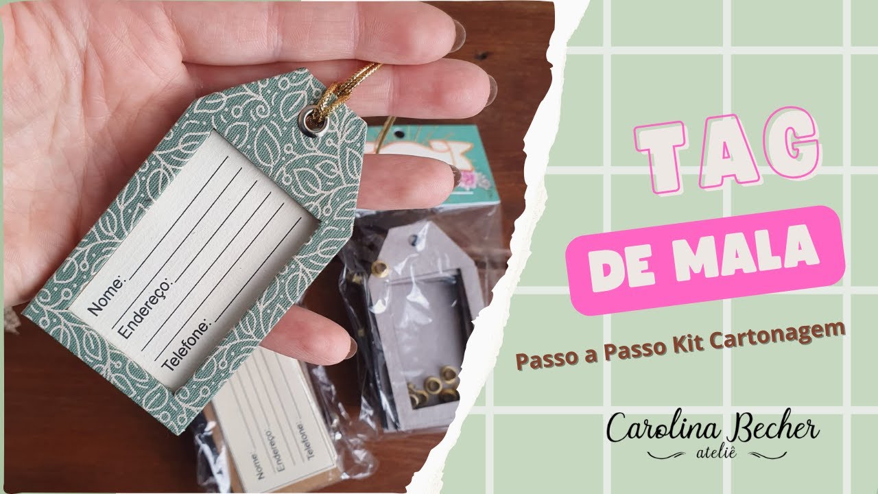 Kit Tag de Mala | PAP Cartonagem