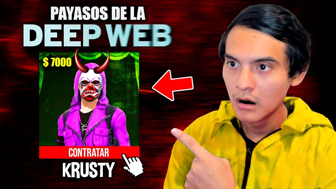 COMPRE EL PAYASO KRUSTY de la DEEP WEB 😱 *tengo miedo* Free Fire