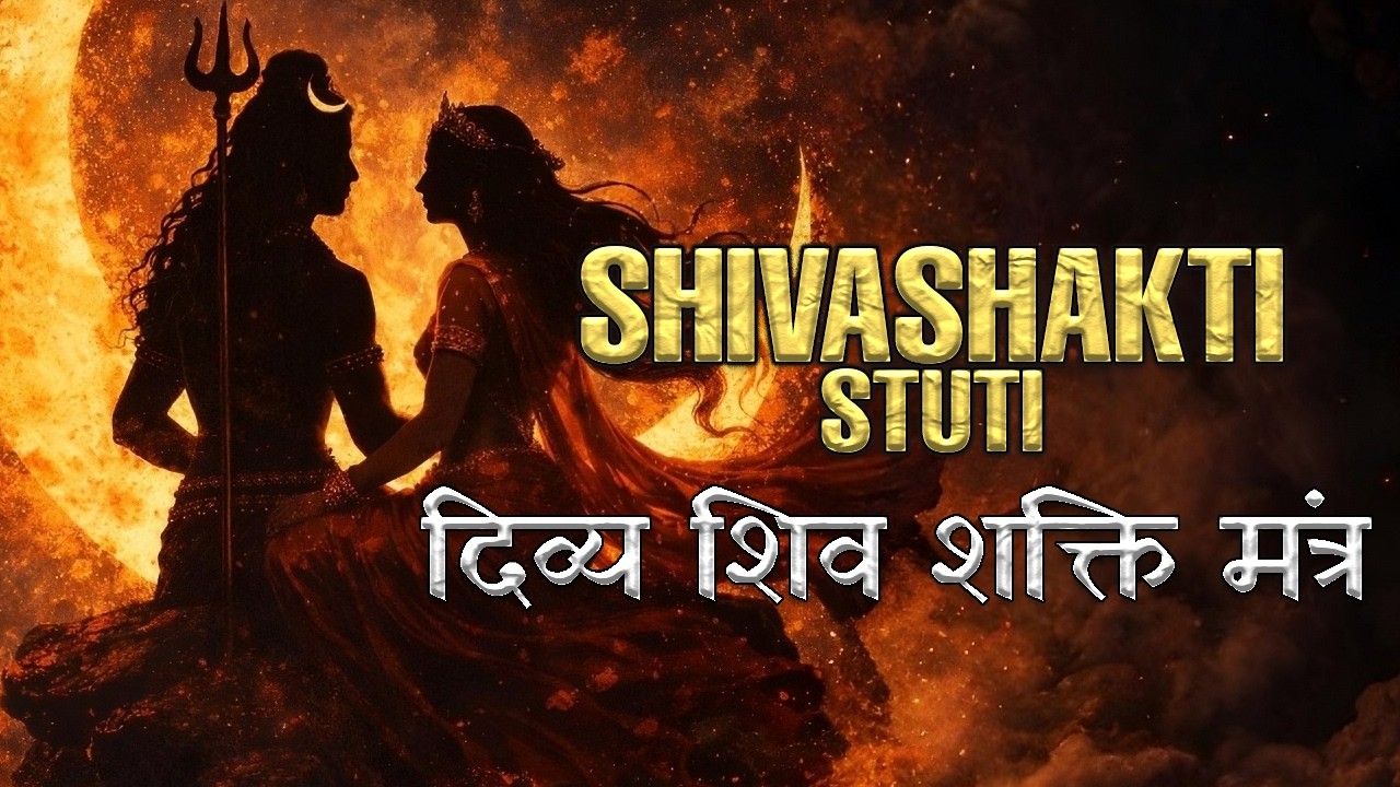 Mahadev & Parvati Divine Stuti | शिवशक्ति स्तुति | Powerful Sanskrit Hymn