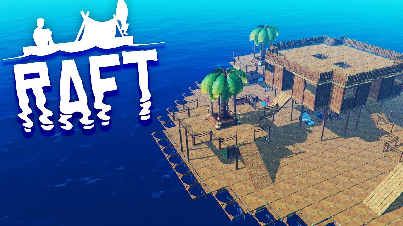 BUILDING A HOME! Raft Survival Episode 6