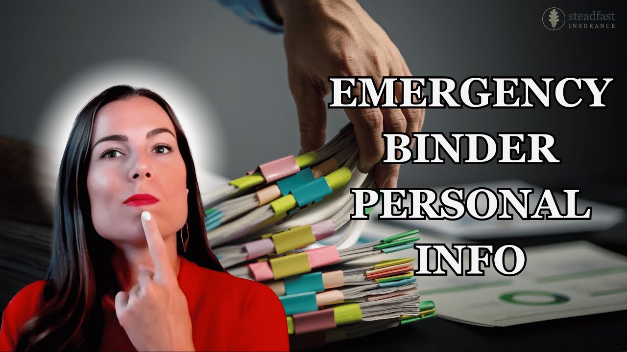 Personal Items to List in an Emergency Binder