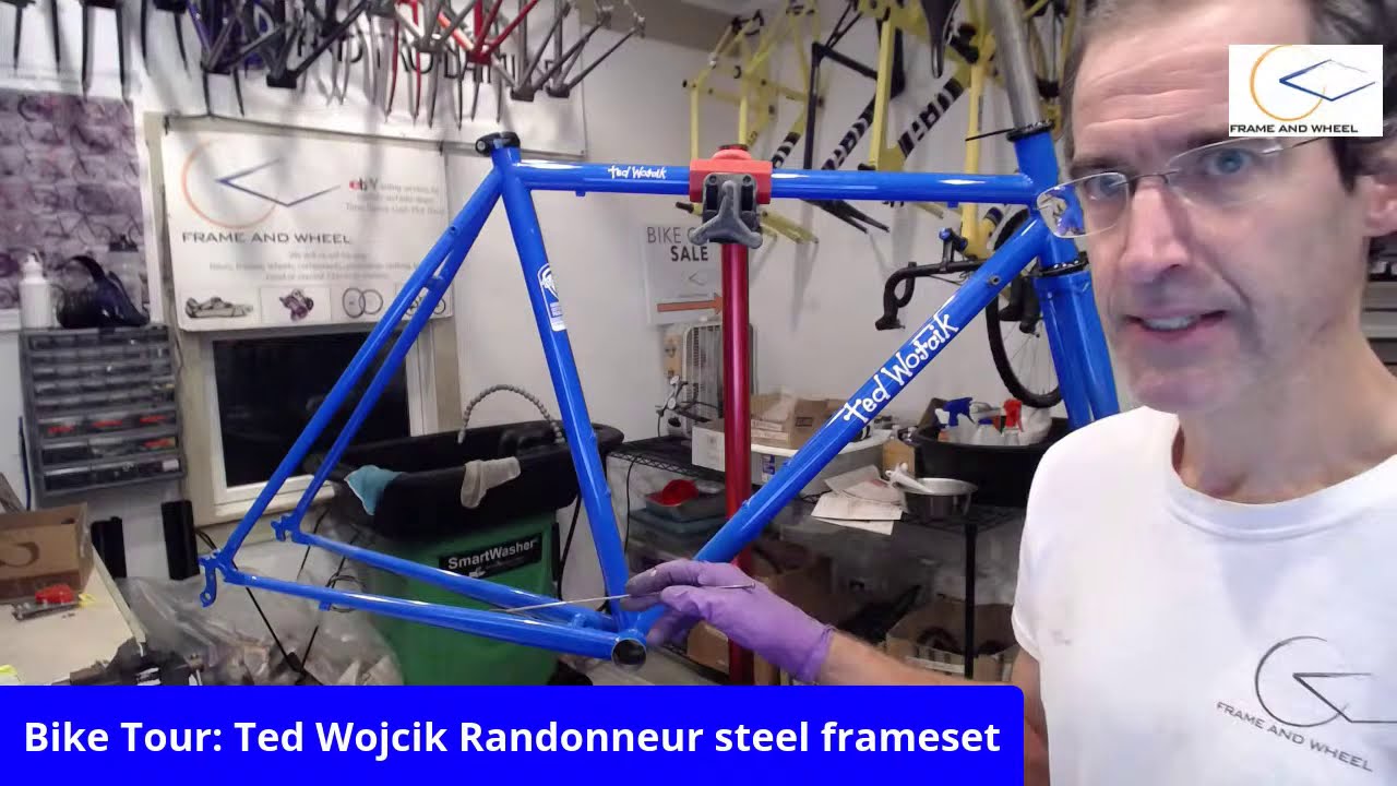 Bike Tour: Ted Wojcik Steel Randonneur steel frameset