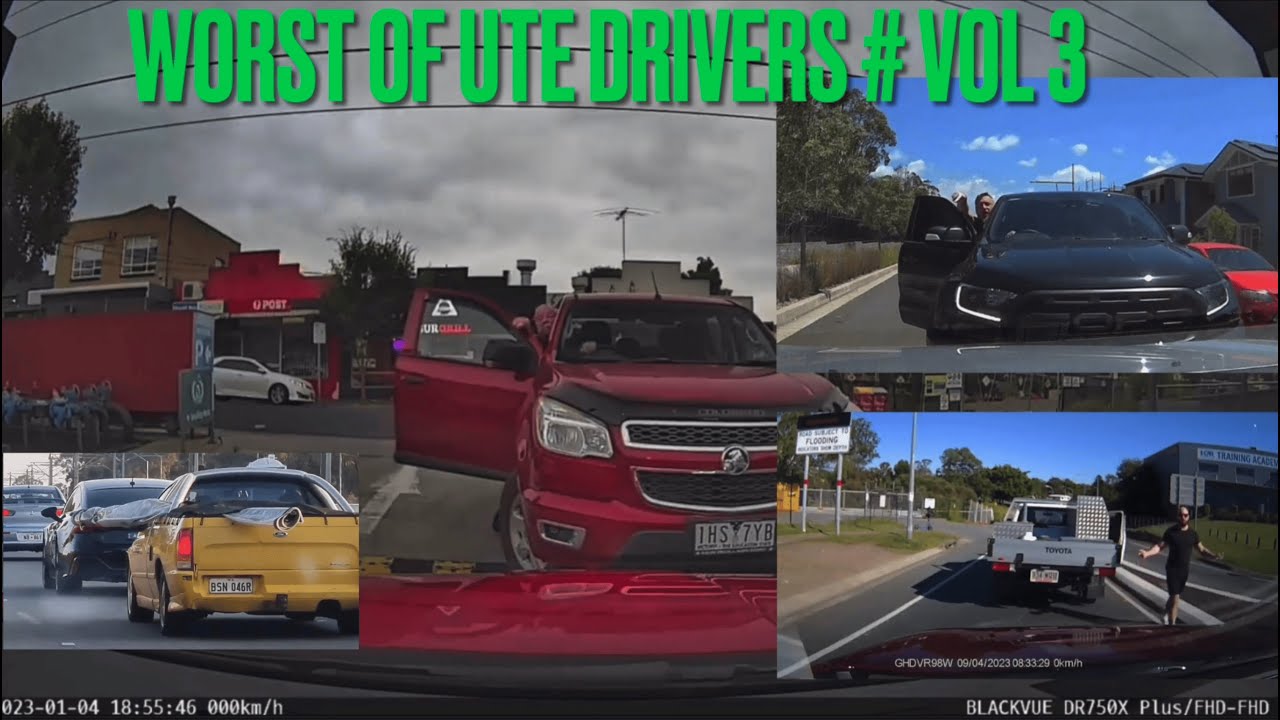WORST Of UTE DRIVERS  #VOL  3 - BAD DRIVING AUSTRALIA & NZ