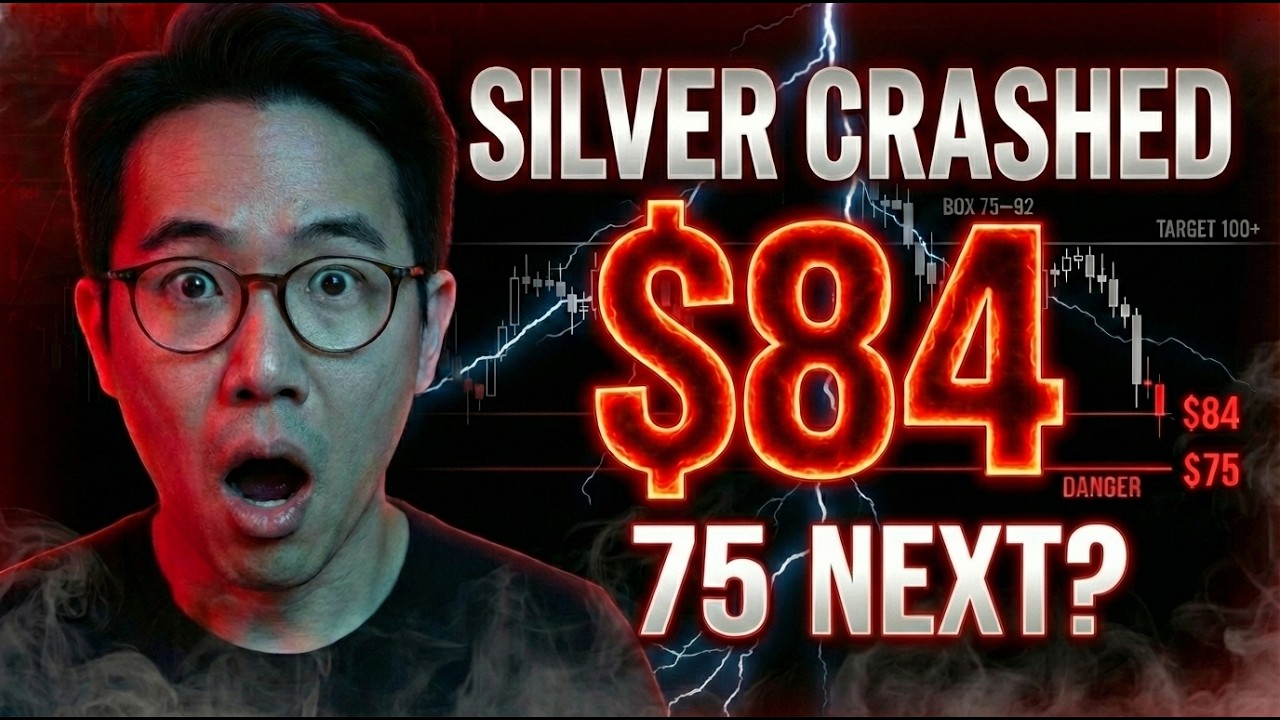 JUST IN: Silver Just Crashed to $84 – Will It Freefall to $75 Next? (Full 2026 Roadmap)