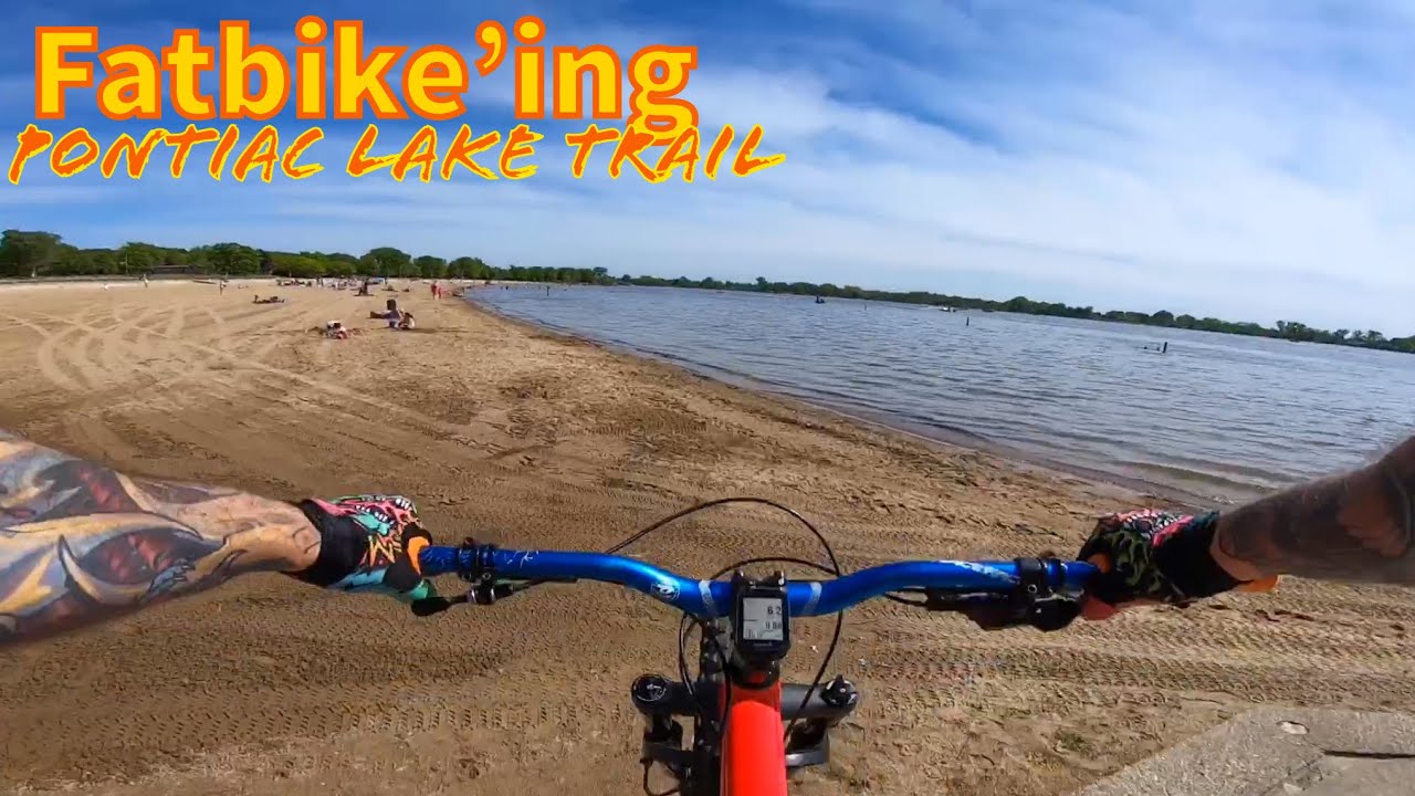 Pontiac Lake Mountain Bike Trail Michigan￼