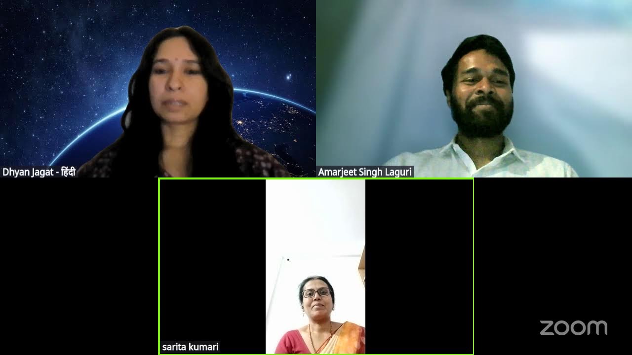 Dhyan Jagat- हिंदी  from 8.30 pm to 10.00 pm