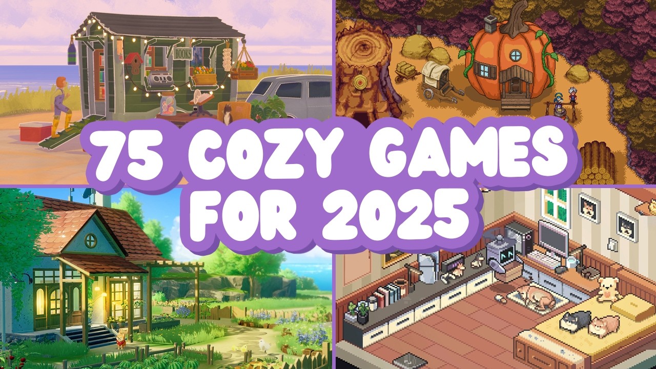 A COMPLETE List of 2025 Cozy Games ✨