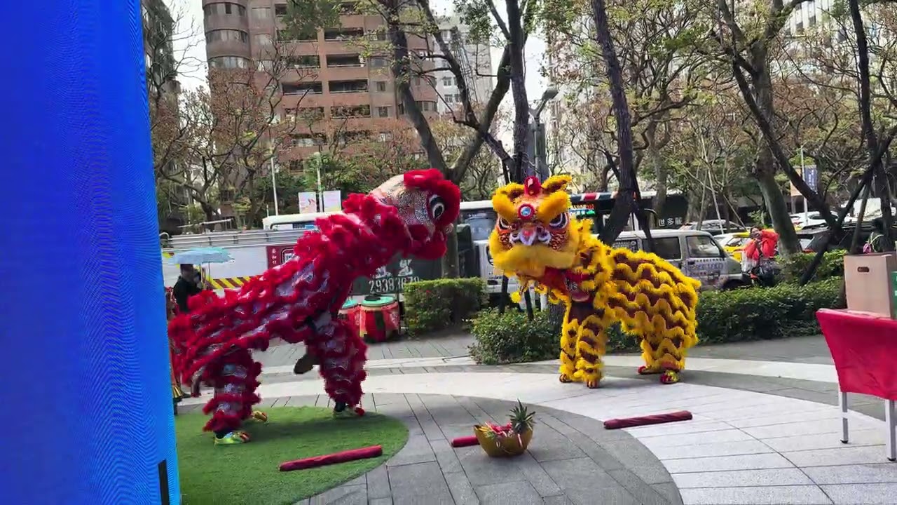 鴻德醒獅-宏普建設有限公司開工團拜-祥獅獻瑞、財神報喜