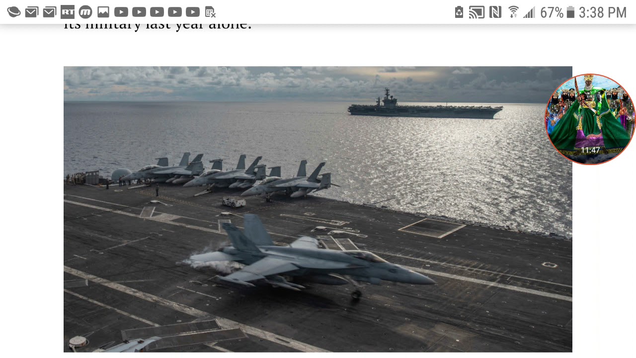 GLOBAL MILITARY SPENDING REACHED HIGHEST LEVEL IN DECADES!!!!