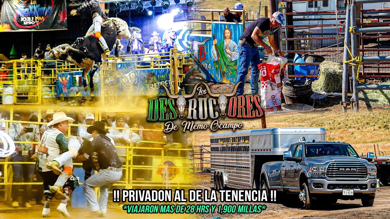 PRIVADON AL DE LA TENENCIA | VIAJE DE +28 HRS, 1,900 MLLS | Los Destructores En Fayetteville AR 2024