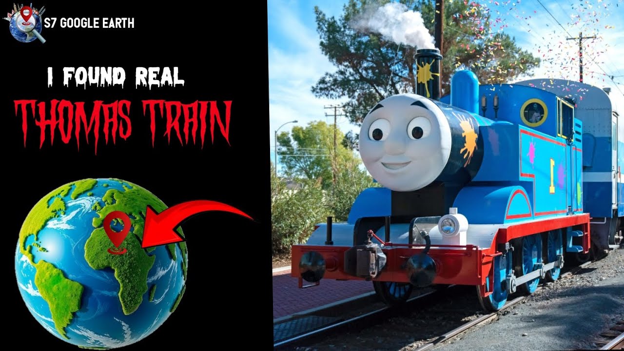 I Found Thomas Train 🌍 In Google Maps And Google Earth 📍
