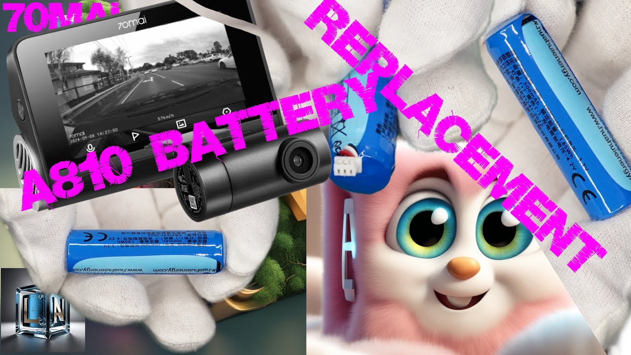 70mai A810 Battery replacement Demonstrated How to replace the battery