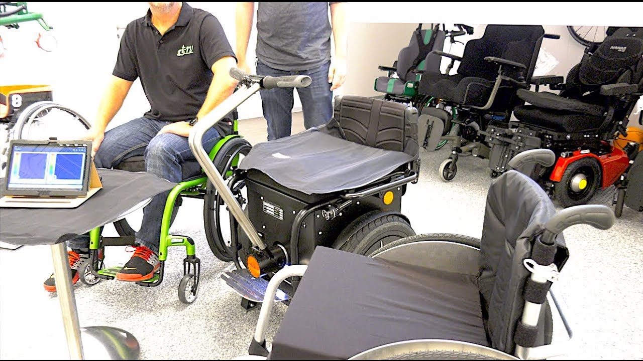 Rollstuhl Druckmessung Sitzen