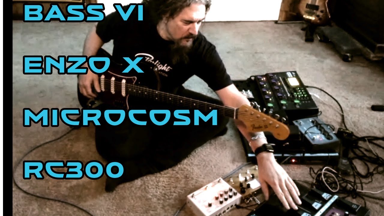 Fripp-inspired Bass VI⎮ EnzoX ⎮ Microcosm ⎮RC300 Looping