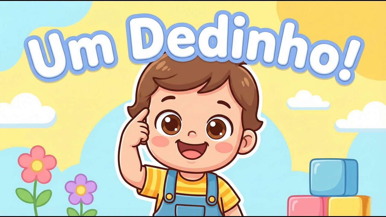 Um Dedinho 👆 | Música Infantil de Partes do Corpo | Canção de Movimento para Crianças