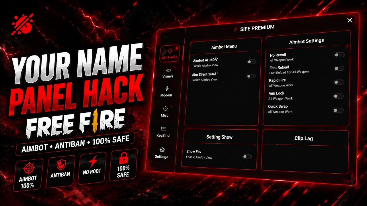 FREE NEW PC PANEL OB53💻 BEST PANEL FOR AIMBOT FREE FIRE BETA 🎯 SILENT AIM | 100% SAFE AND ANTIBAN ✅