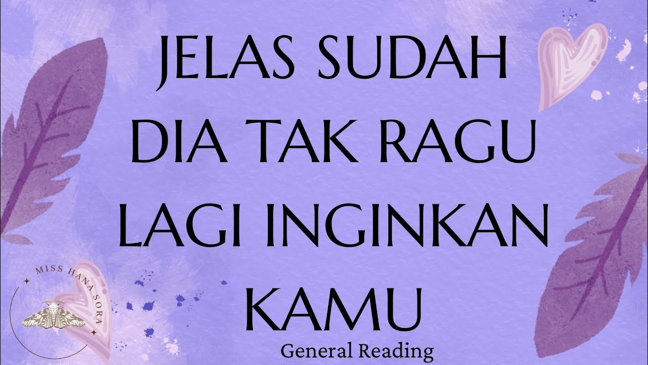 DIA TAK RAGU LAGI INGINKAN KAMU🥰