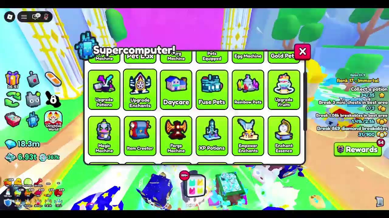Directo Pet Simulator 99 SUBIENDO DE RANGO