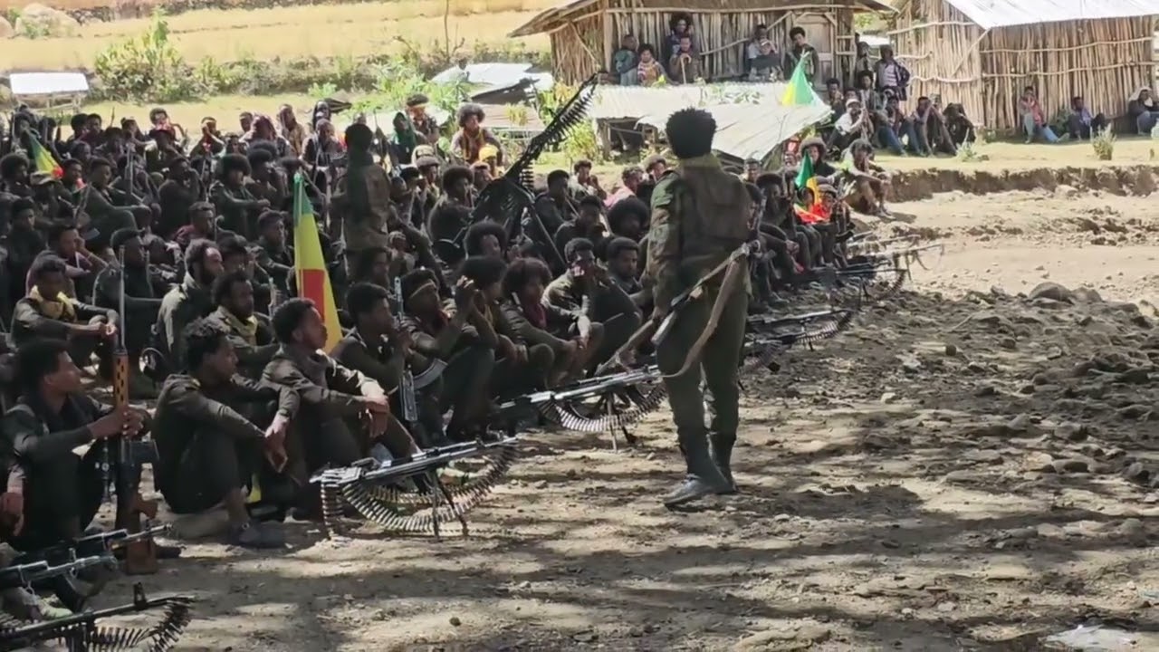የአማራ ፋኖ ሕዝባዊ ድርጅት ሸዋ ጠቅላይ ግዛት ዕዝ መሀመድ ቢሆነኝ ኮር በእቴጌ ጣይቱ ስም የተሰየመችው #የጣይቱ_ክፍለጦር_አናብስቶች