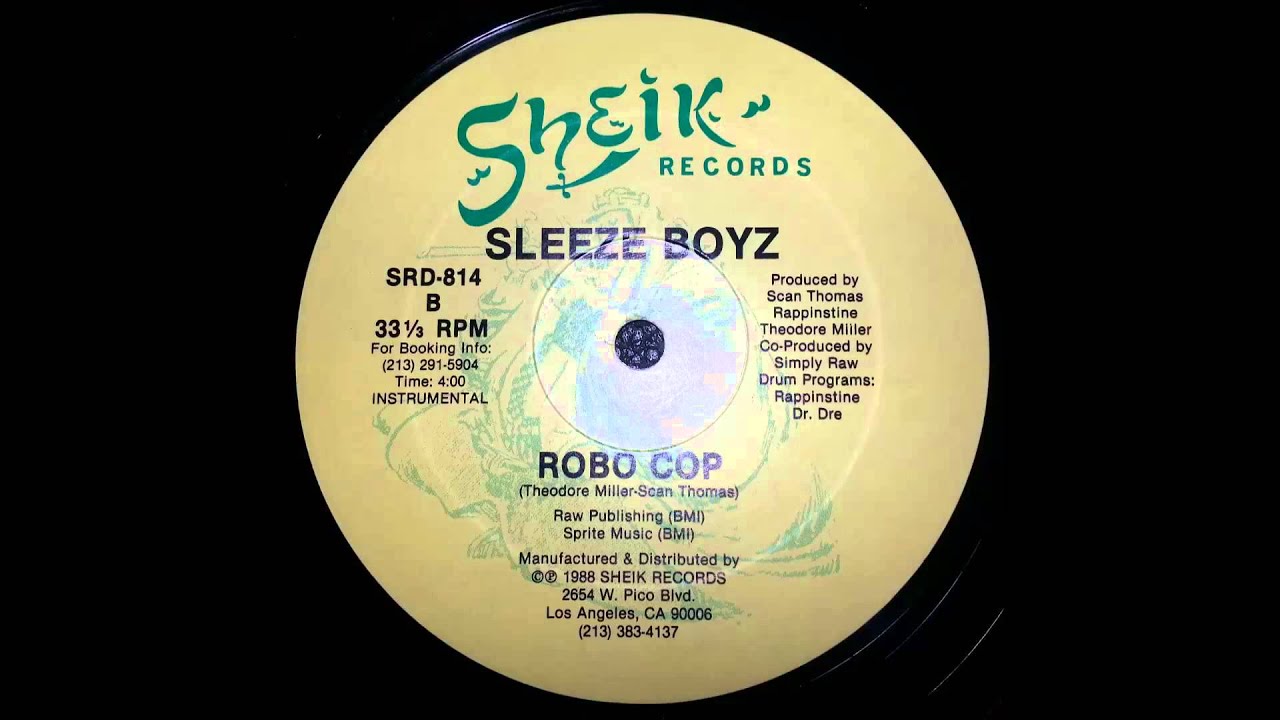Sleeze Boyz - Robo Cop (Instrumental)